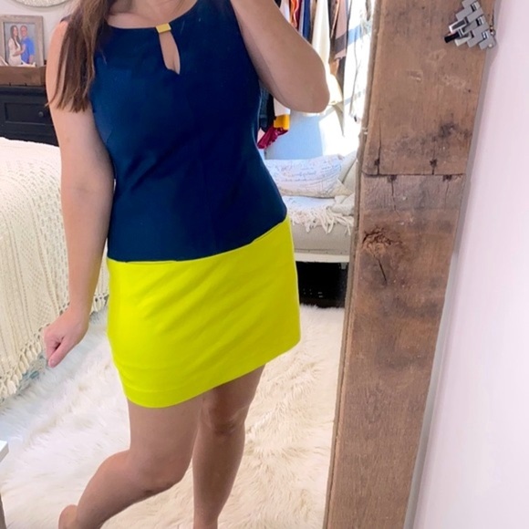 Trina Turk color block dress size 10 - Picture 2 of 6